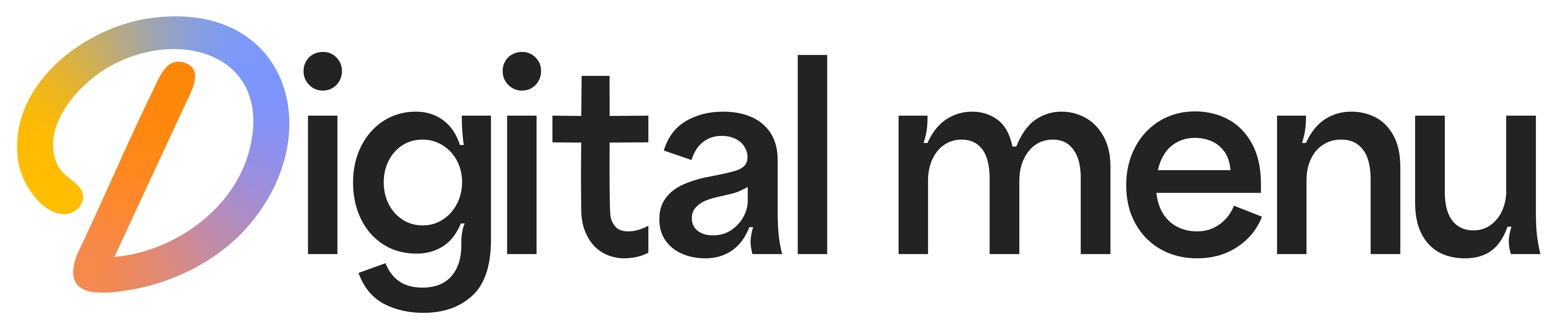Digital menu